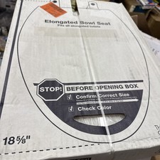 KOHLER K-4774-0 Brevia Elongated White Toilet Seat with Quick-Release Hinges And