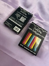 2 MULTI COLOR Party Hair Bobby Pins , 48-Pieces , and scrunchies.