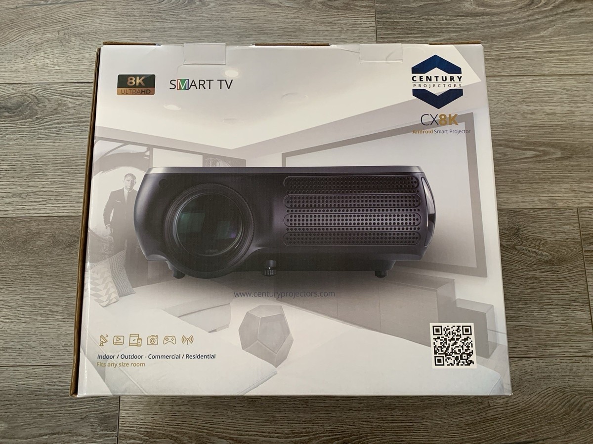 Century Projector CX8K Ultra HD Android Smart TV Indoor/Outdoor