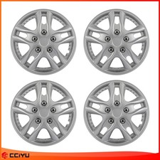 4x 12 Wheel Covers Fits R12 Tire Steel Rim Snap On Full Hub Caps