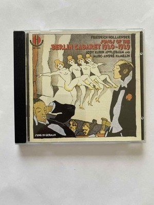 Applebaum - Berlin Cabaret Songs 1920 - Jody Karin Applebaum and Marc-Andre GOOD