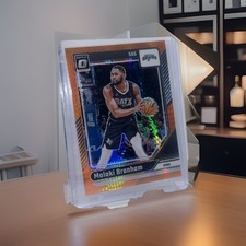 2024-25 Panini Donruss Optic Malaki Branham #39 Orange Hyper 290/299 Spurs