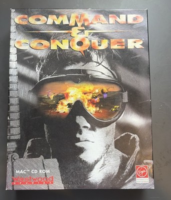 Sehr seltene Mac Big Box Version Command & Conquer 1997 Version mit Beilagen 