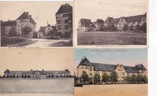Lot de 4 cartes postales anciennes postcards NEUF-BRISACH HAUT-RHIN ALSACE 1