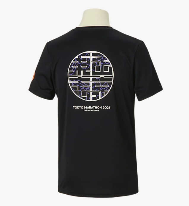 asics TOKYO MARATHON 2026 Tシャツ 海外M蛍光グリーン 2026 Official ASICS Tokyo Marathon 2026 Running Tee T-shirt