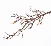 Artplants Deko Zweig Magnolienzweig Anjuli, Creme, 105Cm