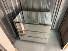 Ikea mirrored bedside tables / mirrored 3-drawer chests.