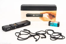 Minox EC 9.5mm Film Sub-Miniature Film Camera w Film Flash & Case NEAR MINT V24