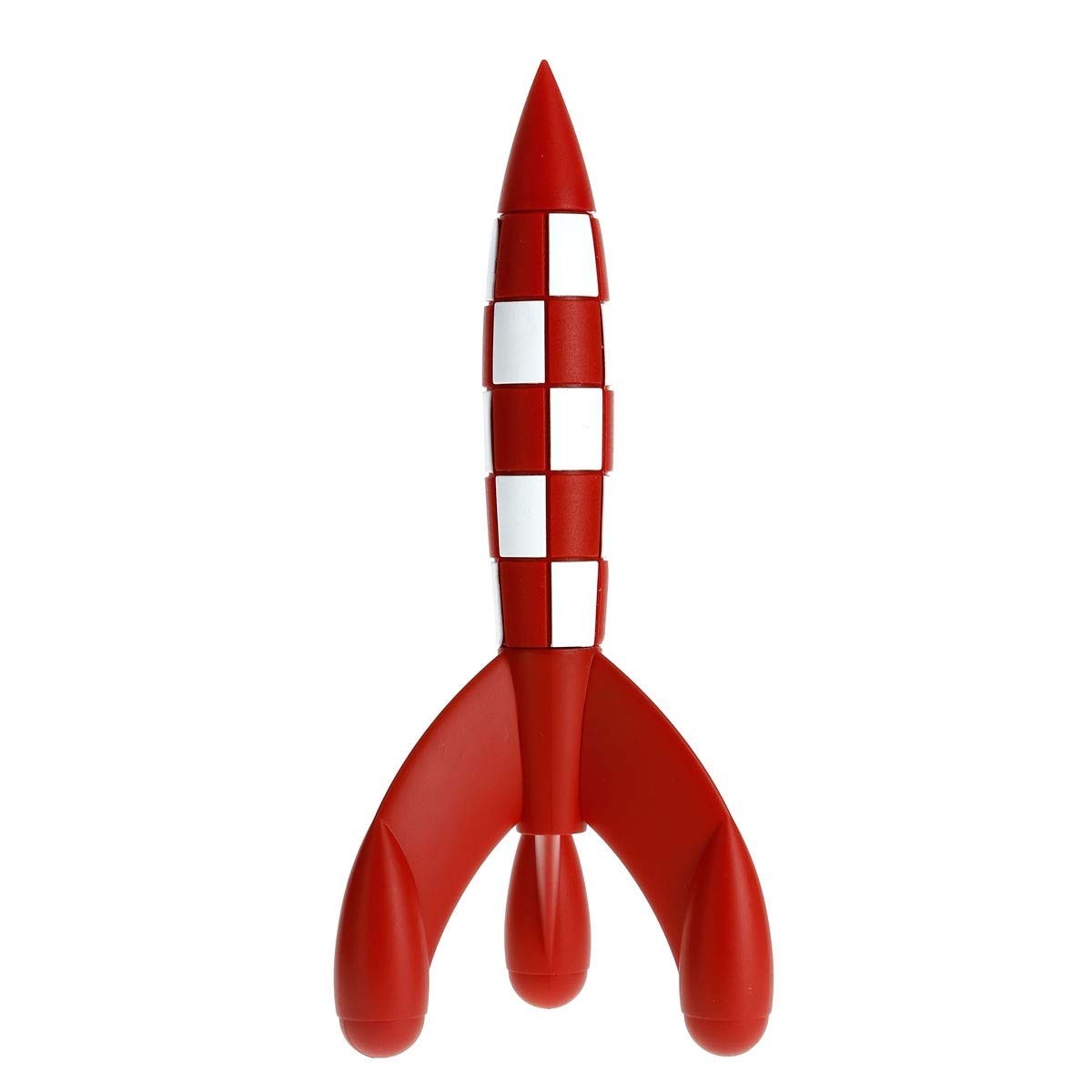 17cm Moon Drakete PVC/ABS Red and White
