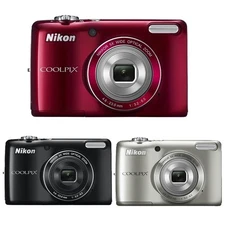 Nikon COOLPIX L26 CCD Digital Camera 16.1MP 5x Optical Zoom,Built-in Speaker