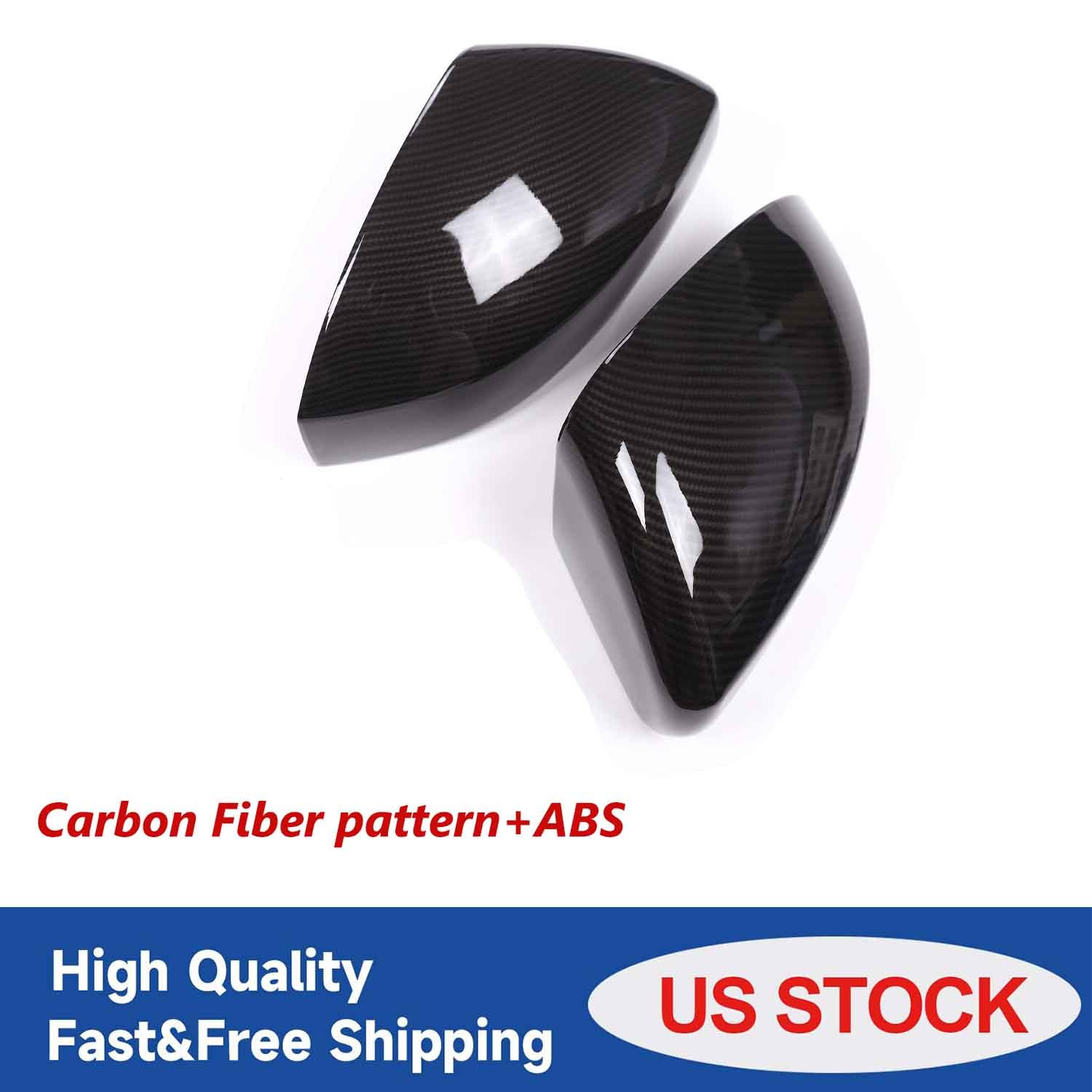 Side Rearview Mirror Cover For Land Rover Range Rover Sport 2014-17 Carbon fiber