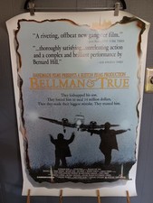POSTER BELLMAN & TRUE 36 X 24 POSTER 1987 BERNARD HILL DEREK NEWARK