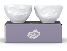 "58" FIFTYEIGHT PRODUCTS Kleine Schälchen Set "Küssend & Grinsend" 2 Stück