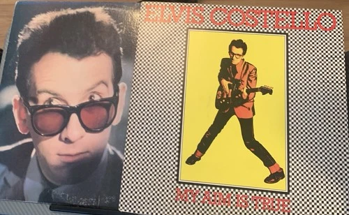 Elvis Costello Vinyl Lot Of 2 My Aim Is True & Trust Record 2LPs READ* VG TESTED