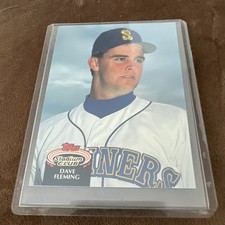 Topps 1992 Dave Fleming Seattle Mariners #814 Baseball Rookie Card MLB Vintage. rookie card picture