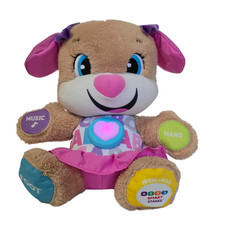Fisher-Price Laugh Learn Smart Stages Songs Sounds Plush Puppy Baby Girl Toy