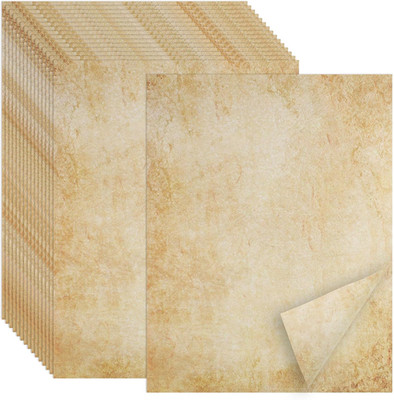 70PCS Vintage Paper 8.5 x 11 in Parchment Paper for Writing Letter wr...