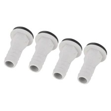 4x 15mm Straight A/C Window Drain Hose Adapter Fit for Midea Air Conditioner