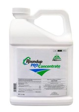 Roundup Pro Concentrate Herbicide Glyphosate Weed Brush Control jug 2.5 gal