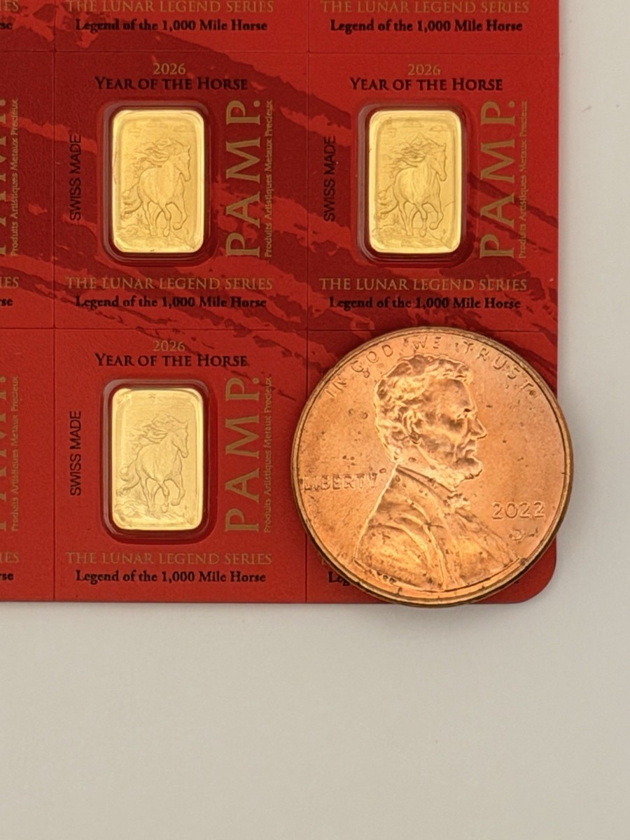 2026 Pamp Suisse Year of the Horse 1 Gram Gold Bar | eBay