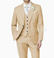 New Mens Suits Wedding Tuxedo Formal Bestman Bespoke Business Blazer Notch Lapel
