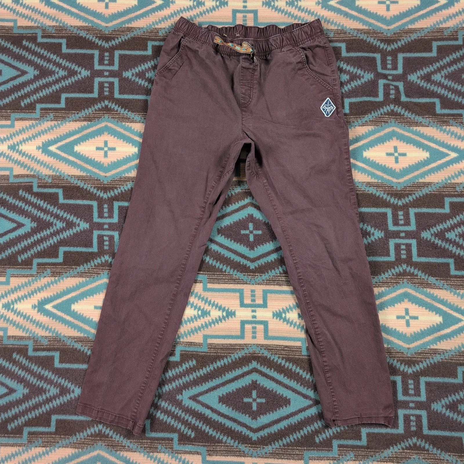 PrAna Mojave Hiking Tapered Leg Pants Cacao Burgundy Red Size Small Gorpcore
Opens in a new window o