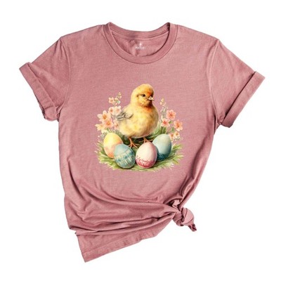 Cute Easter Shirt, Happy Easter Day, Easter Day Gift, Cute Chick Shirt, Shirt Fo