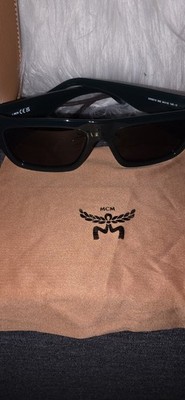 Authentic MCM Women's Rectangle  Dark Green Frames. New!