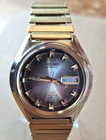 Vtg 1973 Seiko DX Automatic. Smoked Sunburst Dial Gold tone.