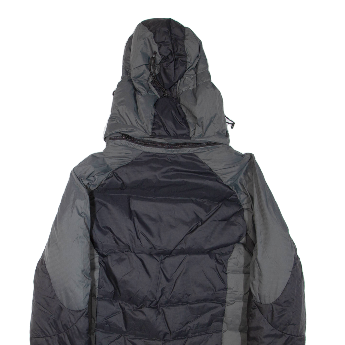SALOMON Giubbotto Uomo Puffer Grigio con Cappuccio M