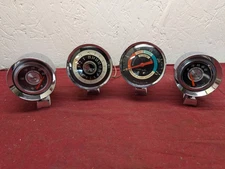 Vintage Airguide Sebring deluxe set Vacuum altimeter 60s era custom acc hot rod