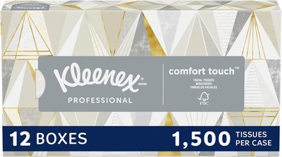 Kleenex Professional Facial Tissue, Bulk 125 Count (Pack of 12), White 