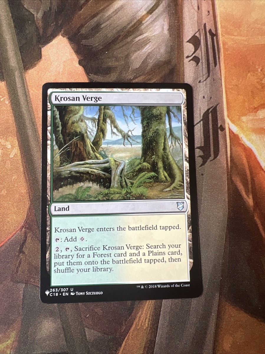MTG Magic the Gathering Krosan Verge (1679/1703) Mystery Booster NM | eBay MTG Magic the Gathering Krosan Verge (1679/1703) Mystery Booster NM | eBay