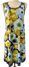 Simply Vera Wang Floral Tank Dress Sleeveless Knit Size Medium NWT