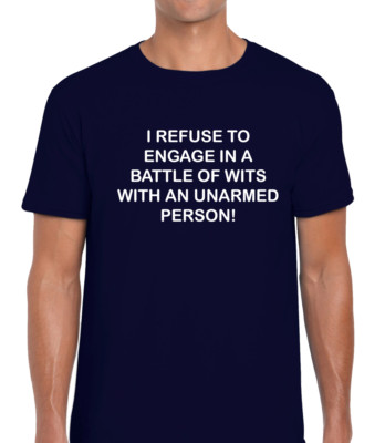 ICH WEIGERE MICH ZU ENGAGIEREN LUSTIGES T-SHIRT HERREN T-SHIRT WITZ SPRUCH SARKASTISCHER HUMOR GESCHENKIDEE