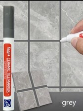Grout Pen Grey Anti Mould Tile Reviver Restore Kitchen Bathroom Grout
