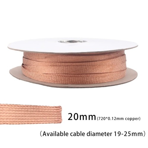 3M Hifi Pure Copper Audio Shielding Network Mesh Sleeve Net for Audio Cable - Picture 14 of 32