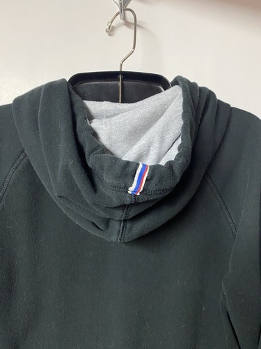 Champion Hoodie Black Pullover Gray Logo Hoodie Sweatshirt Unisex Youth Size S - Picture 4 of 6