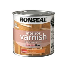 Ronseal Diamond Hard Interior Varnish SATIN / MATT / GLOSS  250ml / 750ml / 2.5L