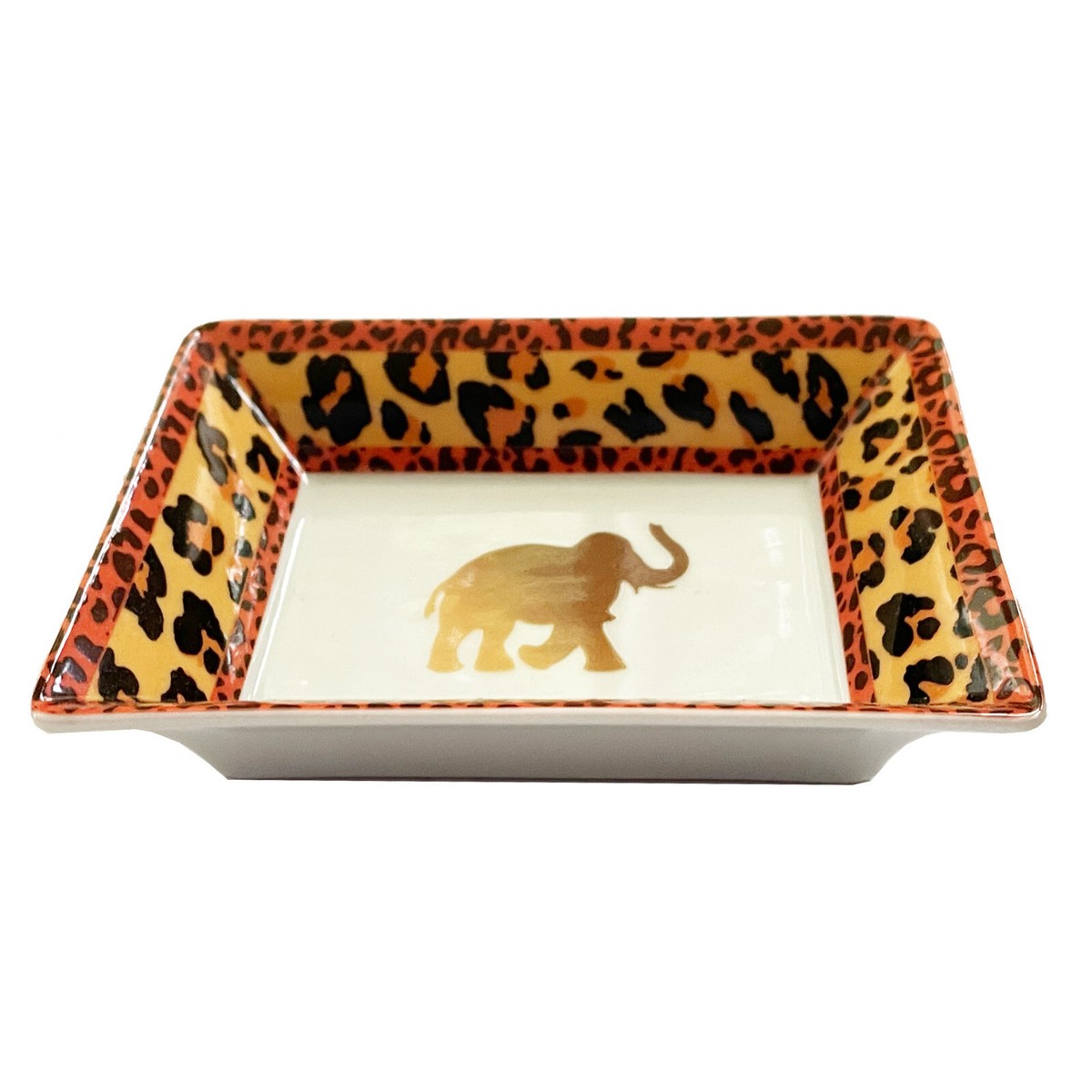 LIMOGES Porcelain Trinket Tray Elephant 