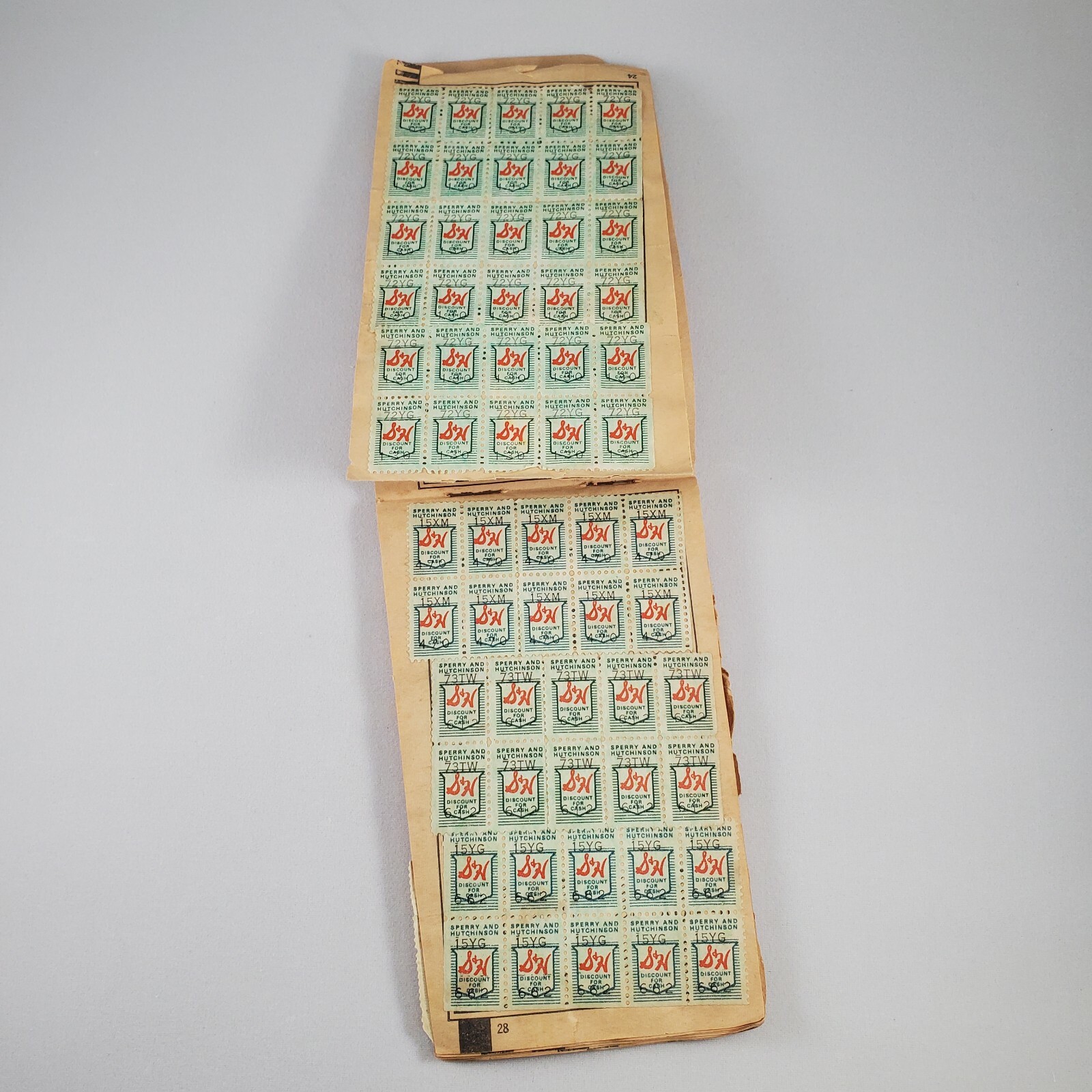 Vintage The New King Korn Stamp Saver Book for regular & Big 10 Stamps