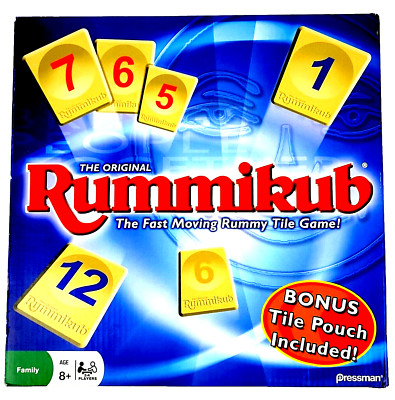 1997 Pressman Rummikub   Fast Moving Rummy Tile Game ~ New (Other)