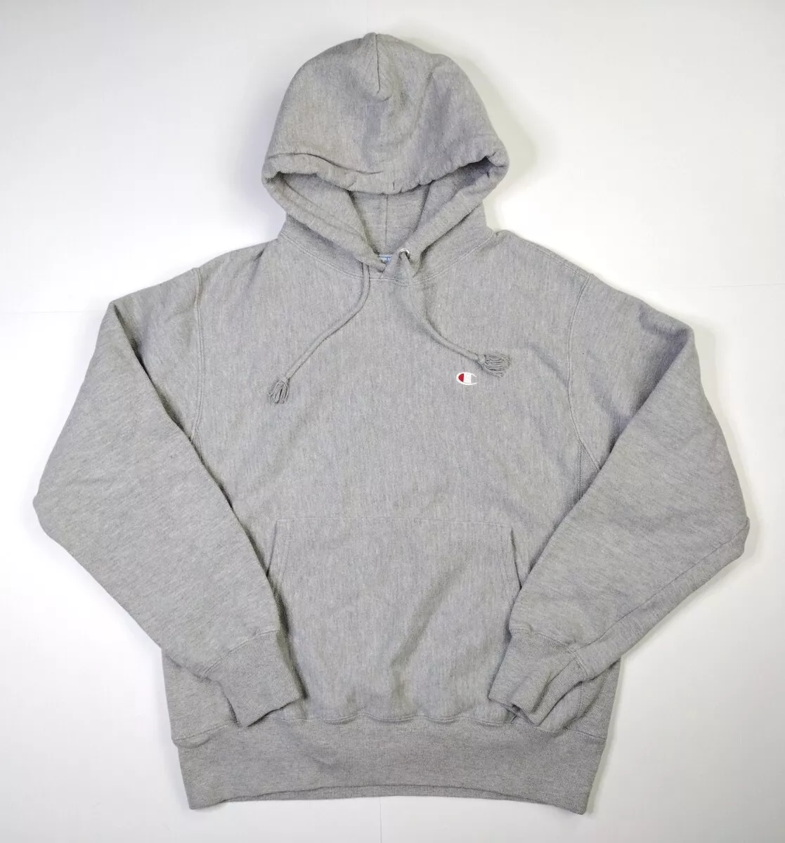 Champion reverse hotsell weave hoodie grey