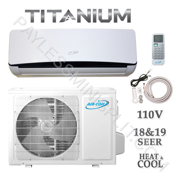 12,000 BTU Ductless Mini Split Air Conditioner Heat Pump 115V Ton AirCon  AC