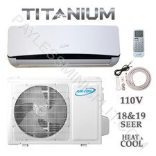 12,000 BTU Ductless Mini Split Air Conditioner Heat Pump 115V 1 Ton AirCon AC
