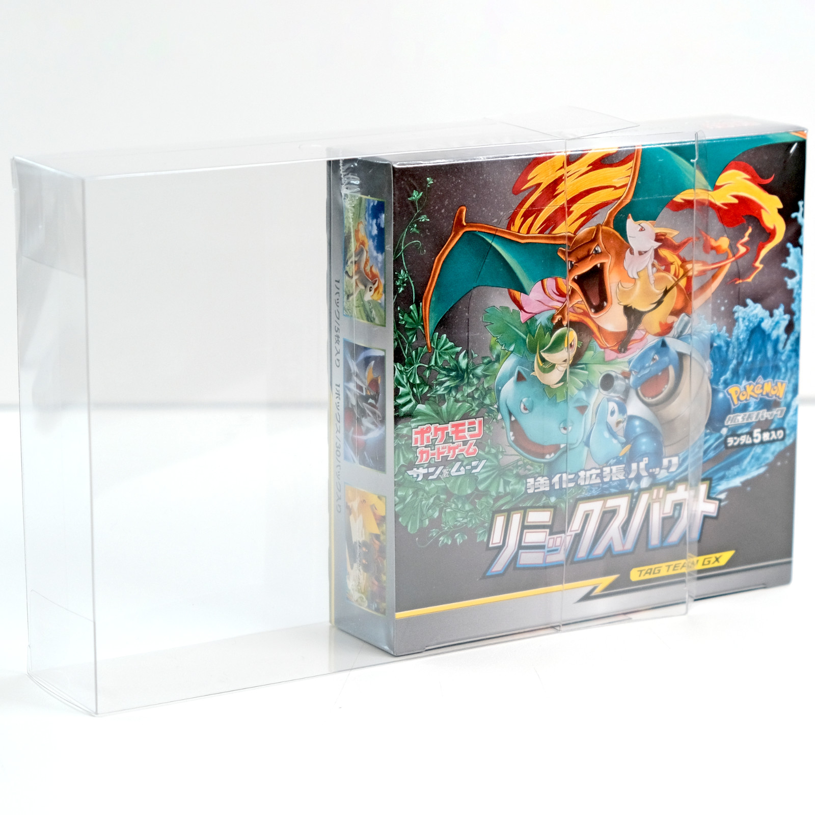Case Trasparente Box Pokemon Giapponese Japanese Protezione in Plastica Rigida foto 2