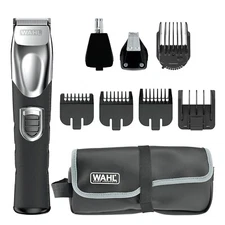 Wahl Lithium Ion All-in-One Beard Trimmer Men’s Grooming Kit 9854-600B
