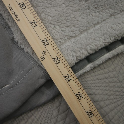 Patagonia Deep Pile Fleece Hoodie Hoody Jacket Womens SLight Gray Regulator R4 - Picture 9 of 19