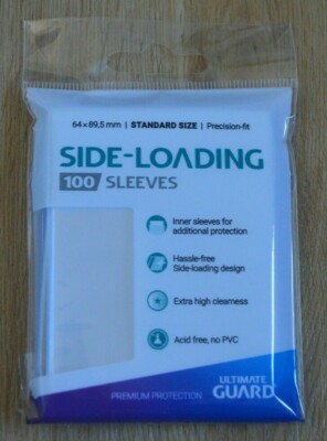 Ultimate Guard 100 Precise-Fit Standard Side Loading Sleeves 64x89,5mm