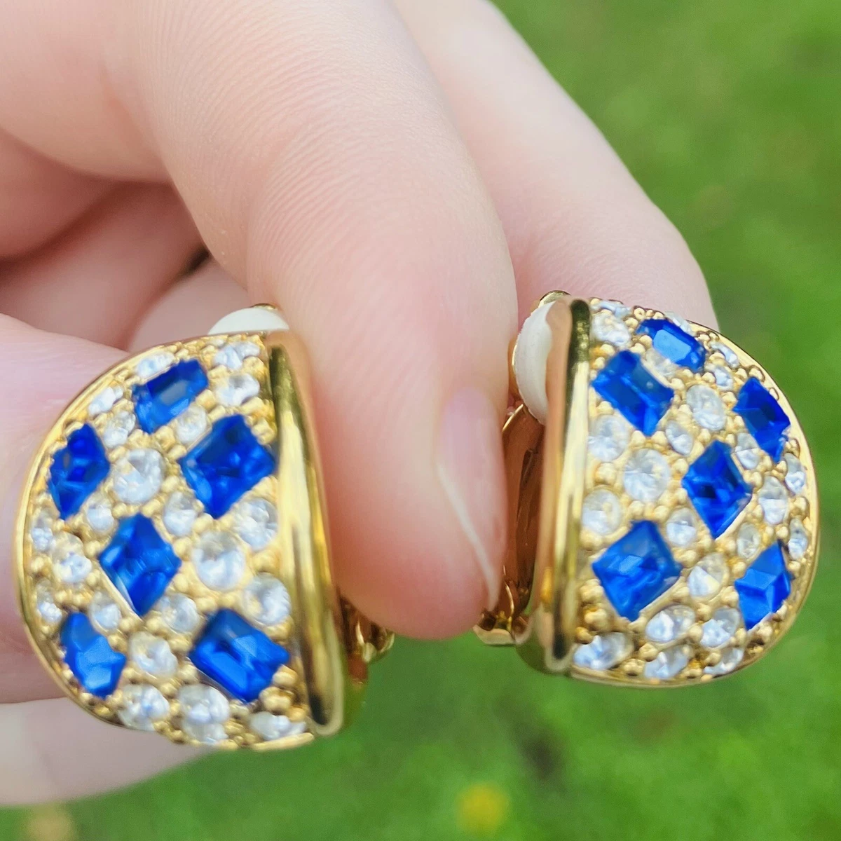 Swarovski moon 2024 hoop earrings